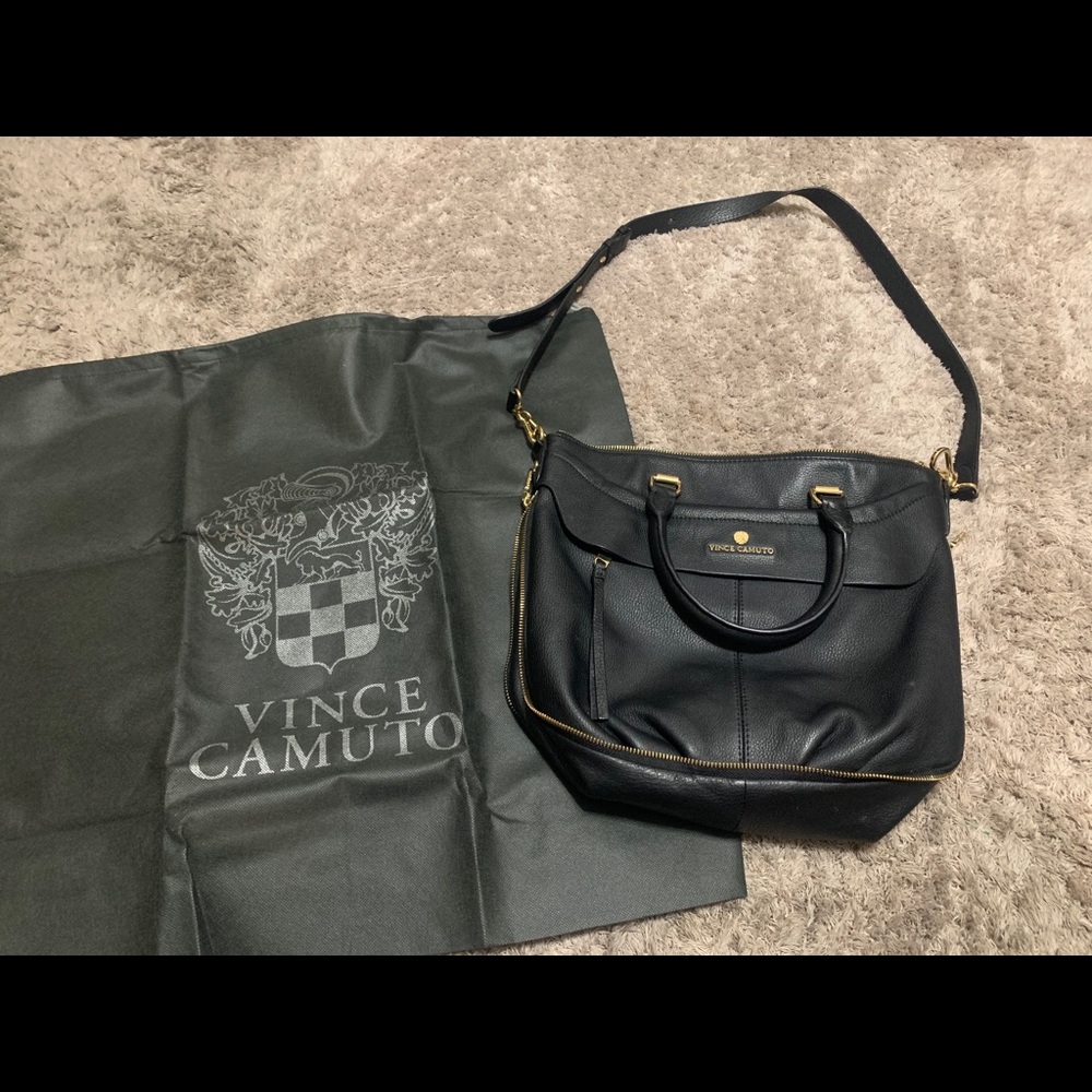 Black Vince Camuto satchel bag